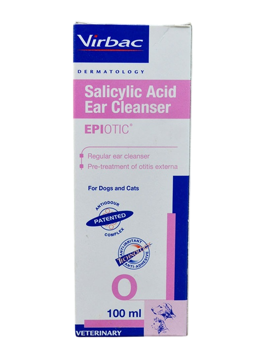 Virbac: Epiotic – Salicylic Acid Ear Cleanser for Dogs & Cats