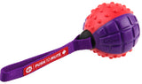 Gigwi Regular Ball Push To Mute Solid Dog Toy - Red/Purple