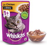 Whiskas With Chicken In Gravy Adult Cat Pouch 85 G (Pack Of 48) - Ecom Pack