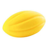 EE Toys Squeaky Rugby Ball Dog Toy - Yellow