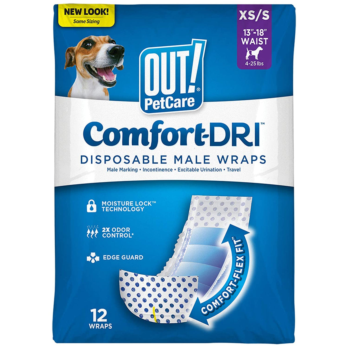 Petcare Comfort-Dri Disposable Male Wraps