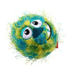 Gigwi Crazy Ball Plush Friendz With Foam Rubber Ball Squeaker - Green/Blue