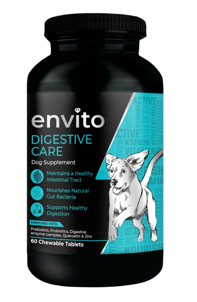Envito Digestive Care Dog Supplement Chewable Tablets