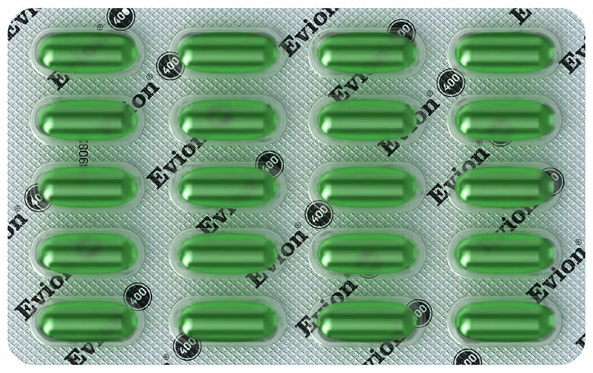 Evion Vitamin E Capsules 400 mg
