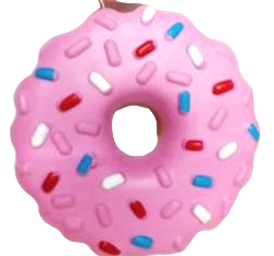 Petsetgo Donut Squeaky Toy