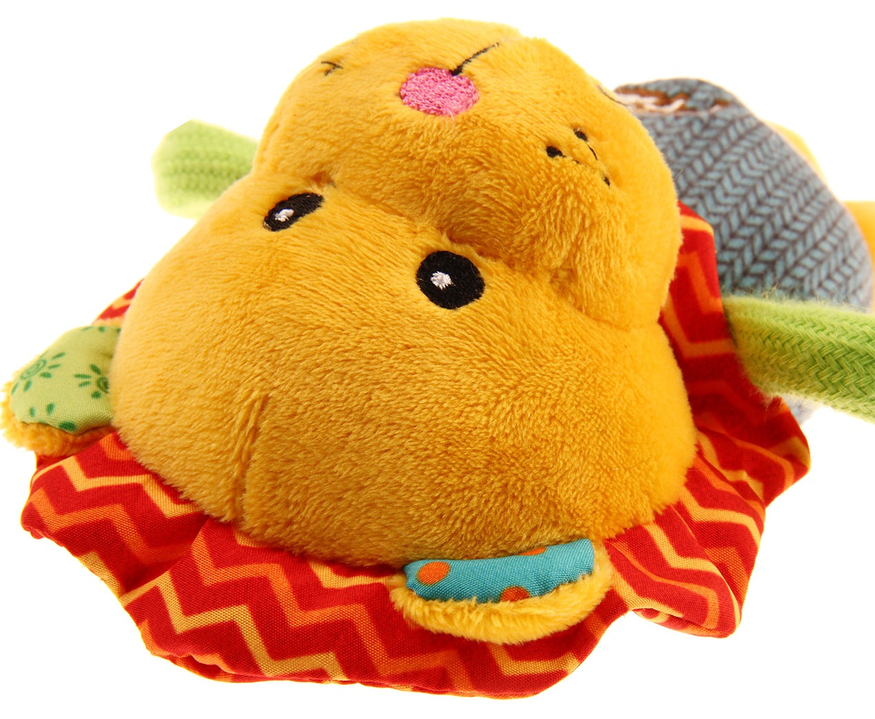 Gigwi Plush Friendz Squeaky Lion Dog Toy -  Medium
