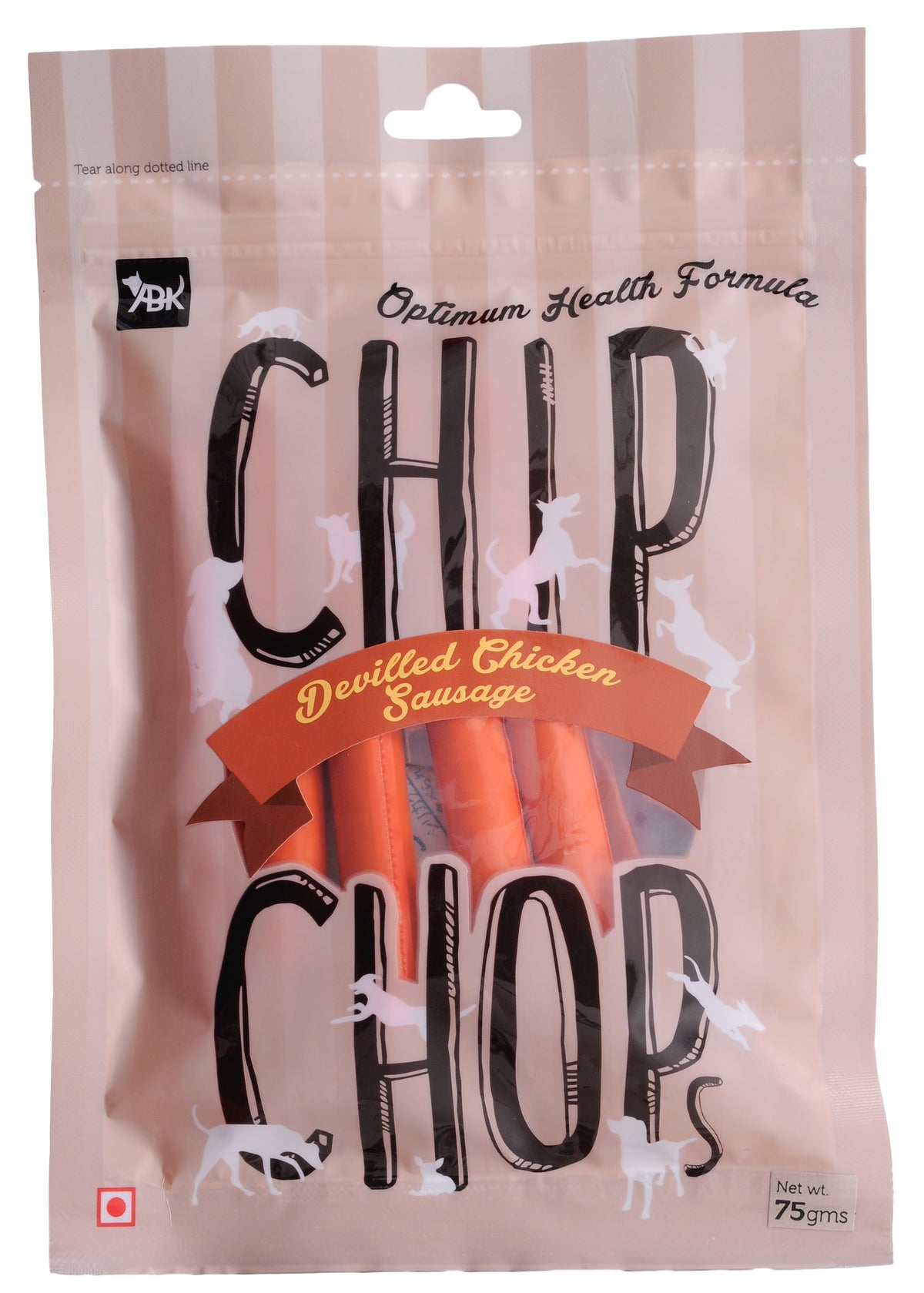 Chip Chops : Devilled Chicken Sausage Dog Treats
