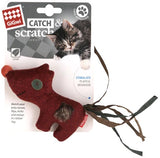 Gigwi Catch & Scratch Fox Shape Catnip