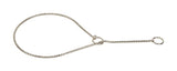 Kennel Snake Bronze Choke Chain Thin - Nickle