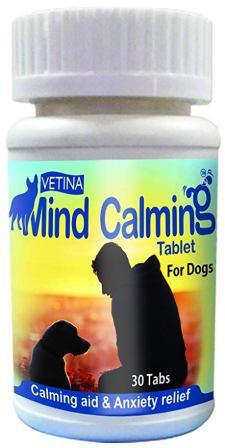 Vetina : Mind Calming Tablets for Dogs – Calming Aid & Anxiety Relief