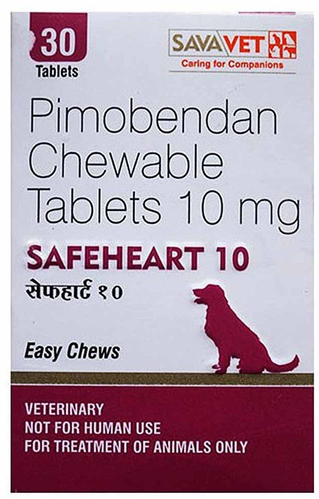 Savavet Safeheart Pimobendan 10mg Chewable Tablets for Dogs
