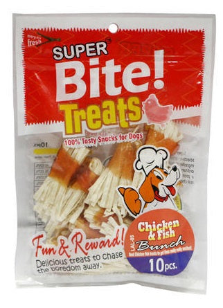 Super Bite Treats Chicken & Fish Bunch