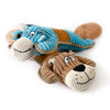 Pets Empire Plush Pet Chew Squeak Toys - Brown
