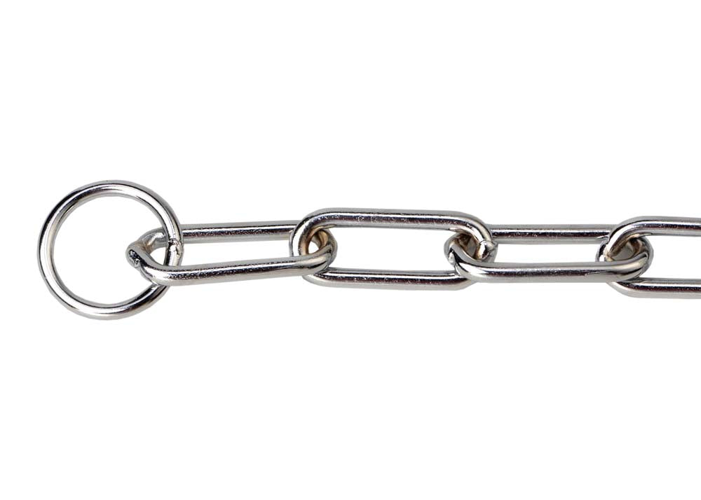 Kennel Long-Link Choke Chain Thick (L = 24" - 28") (T = 4mm)