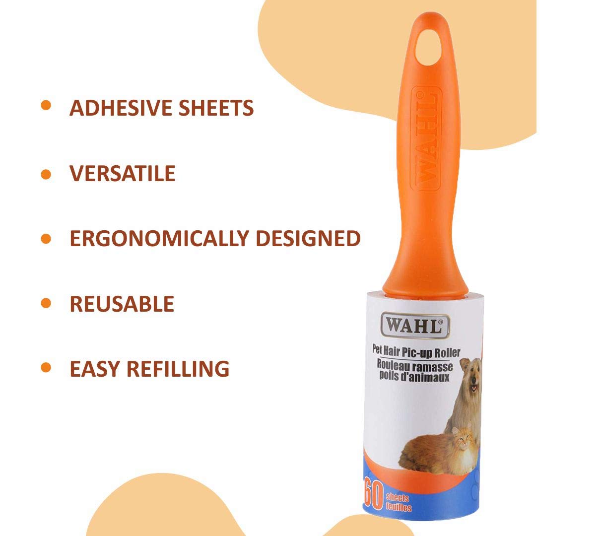 Wahl Pet Hair Pic Up Roller - 60 sheets