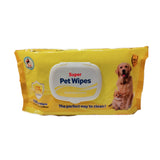 Super Pet Fresh Lime Scent Long Lasting Wipes For Dog & Cat - 100 PCS