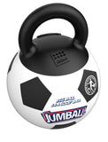 Gigwi Soccer Ball With Rubber Handle Jumball Dog Toy - Black/White