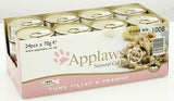 Applaws Tuna Fillet With Prawn Cat Tin Pack Of 24