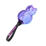 Gigwi Push To Mute Owl Transparent Dog Toy Purple/Blue