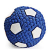 EE Toys Latex Blue & White Football Dog Toy