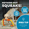 Outward Hound Durablez Nubby Orange Snake Dog Toy