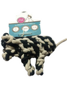 Pup-Arazzi Rope Cow For Dog Toy