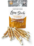 Rena's Recipe Rawhide-Free Love Sticks Chicken Wrapped Double Sticks - 10 Pcs