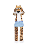 Fofos Jumbo Skinneez Tiger W/Squeaker & Crincle Paper Dog Toy