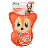 Outward Hound Invincibles Durablez Fox Dog Toy - Orange