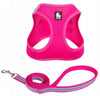 Truelove Harness & Leash Set For Dog Breeds - Fuchsia