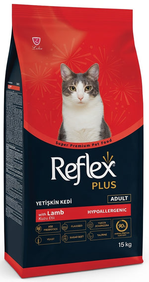 Reflex Plus Adult Cat With Lamb & Rice Hypoallergenic Dry Cat Food