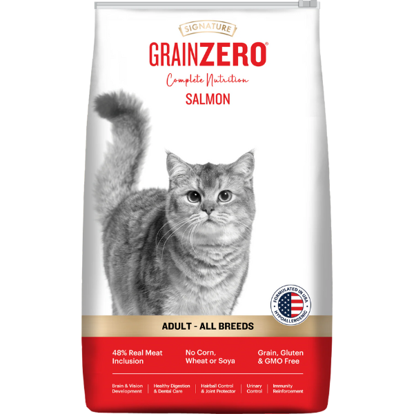 Signature Grainzero Adult All Breed Salmon Cat Dry Food