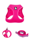 Truelove Harness & Leash Set For Dog Breeds - Fuchsia