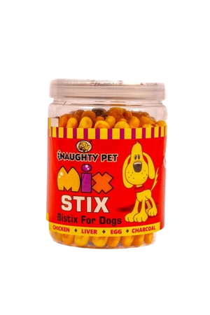 Naughty Pet Mix Stix Wheat Free Non-Vegetarian Bistix - (Jar)