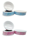 Smarty Pet Printed Melamine Heavy Dish Bowl With Non-Skid Base (Color May Vary)
