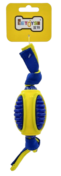 Ee Toys Latex Squeaky Gorgeous Rugby Ball