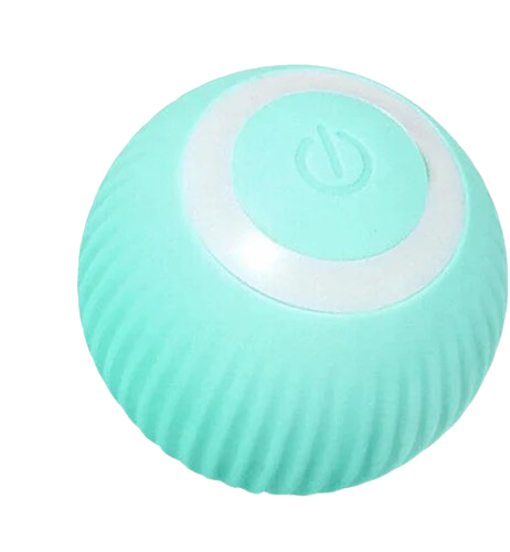 Paw Story Automatic Rotating Rolling Cat Teaser Ball with LED Light (Color May Vary)