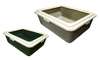 Smarty Pet Open Top Cat Litter Tray with Rim