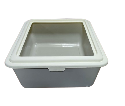 Smarty Pet Open Top Cat Litter Tray with Rim