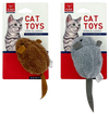 Nunbell Realistic Crackling Plush Mouse Cat Toy Filled With Catnip