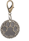 Smarty Pet Round Shape Tag Cum Collar Charm