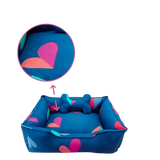 Pets Empire Pet Lounger Bed (Multi Color Print)