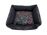 Pets Pot Sofa Bed (Multi Color Print)