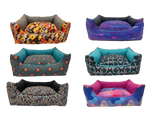 Pets Pot Sofa Bed (Multi Color Print)