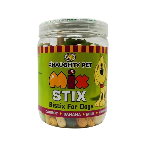 Naughty Pet Mix Stix Wheat Free Vegetarian Bistix - (Jar)