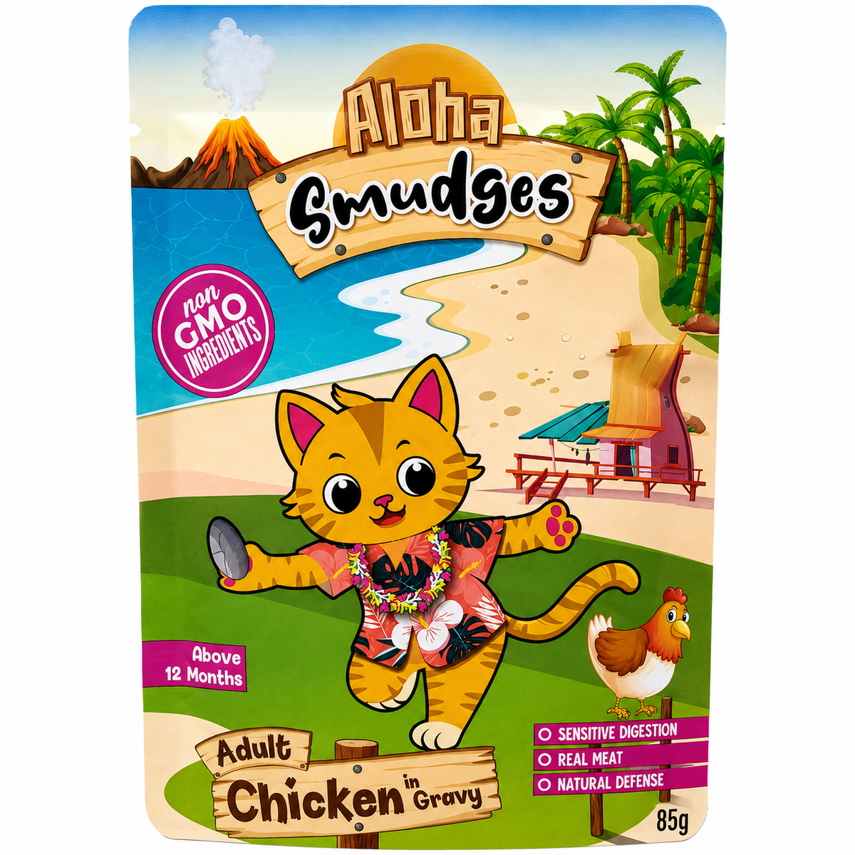 Aloha Smudges Chicken In Gravy Adult Cat Wet Food