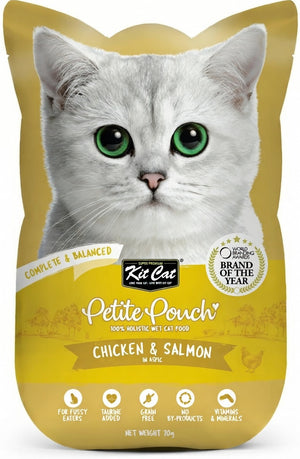 Kit Cat Petite Pouch - Chicken & Salmon