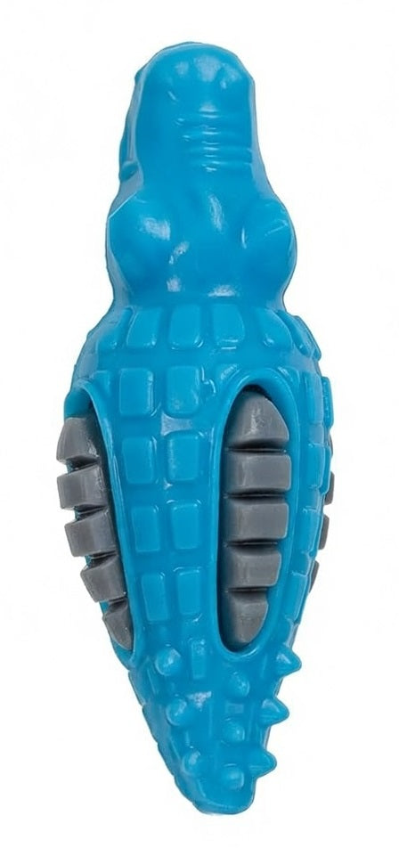 Smarty Pet Playerz Crocodile Shape Squeaky Dual Color Chew Toy For Dog