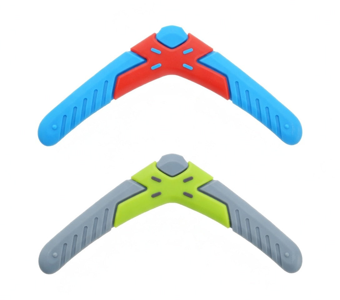 Smarty Pet Soft Latex Training Squeaky Cross Design Rubber Future Toy Boomerang