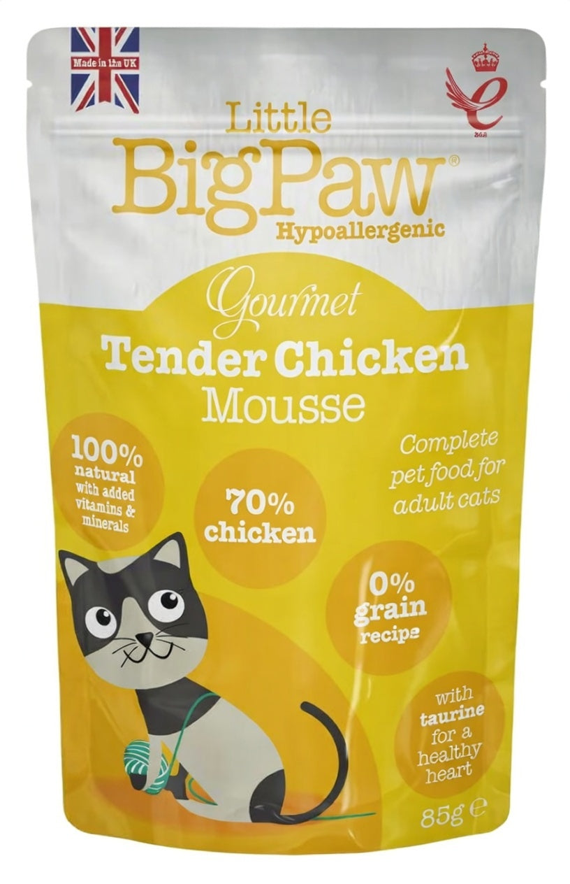 Little Big Paw Gourmet Tender Chicken Mousse Cat Pouch